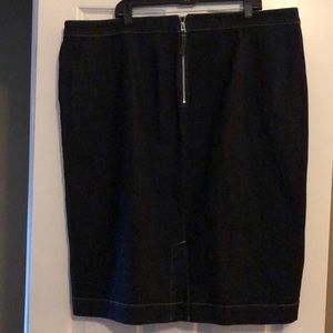 Eloquii denim skirt.